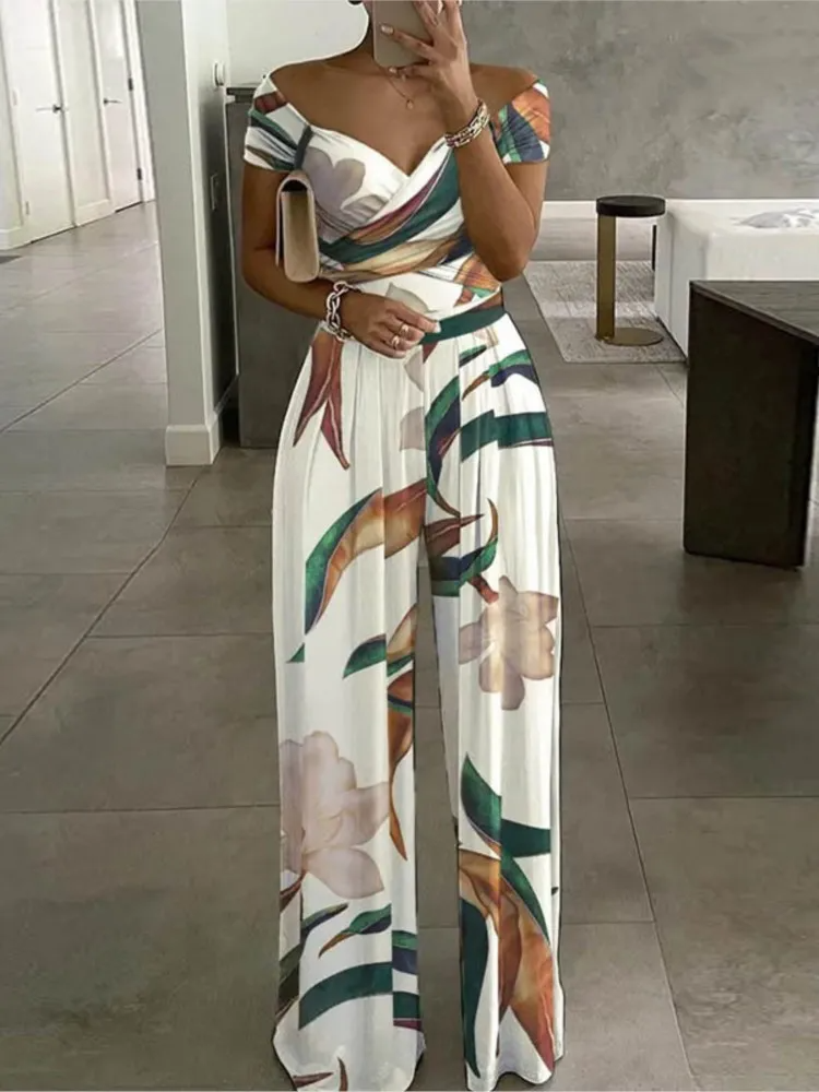 Macacão Cintura Alta Estampado Opulent - Priya