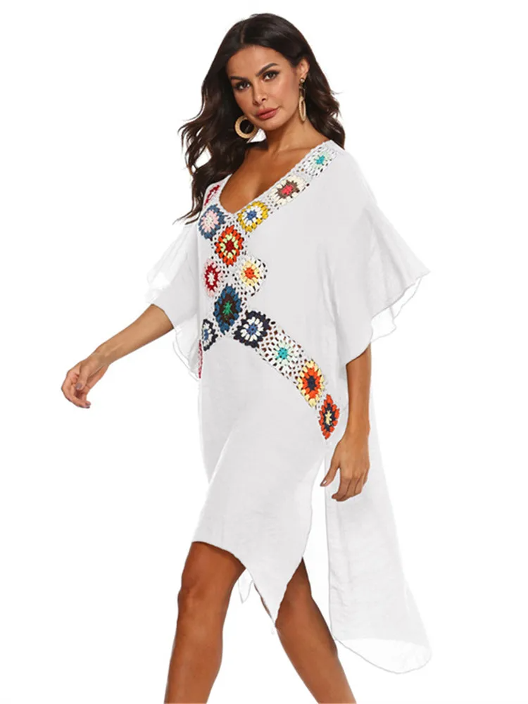 Saída de Praia Feminina Midi Floral - Priya