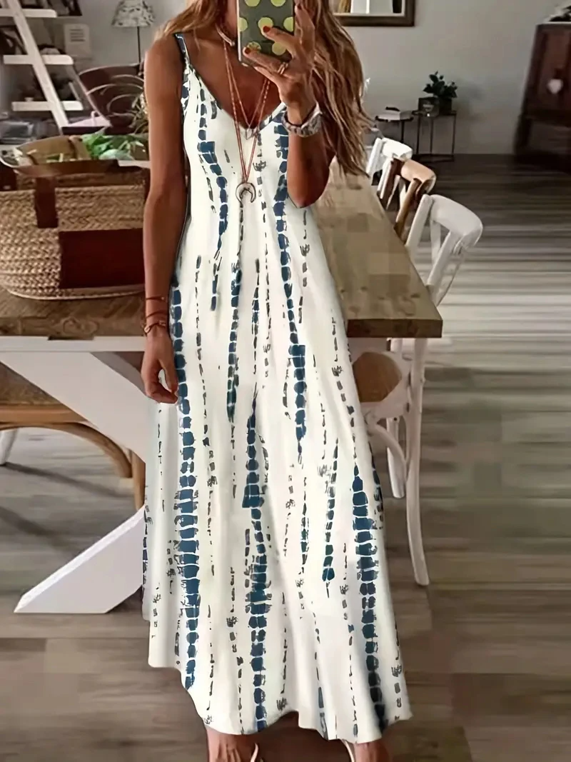 Vestido Solto Casual com Decote em V Harmony - Priya