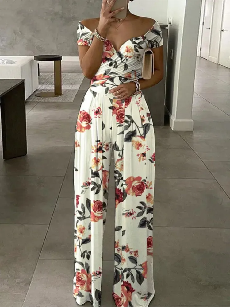 Macacão Cintura Alta Estampado Opulent - Priya