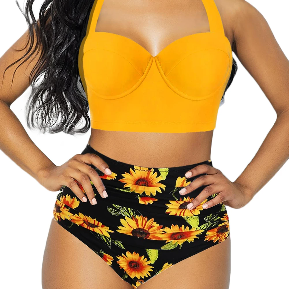 Biquíni Push Up Cintura Alta Lua de Verão - Priya
