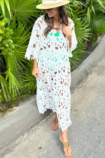 Vestido Saída de Praia Feminina Longa Bruma 2 - Priya