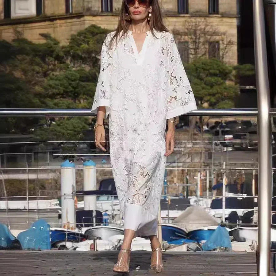 Vestido Saída de Praia Feminina Longa Bruma 2 - Priya