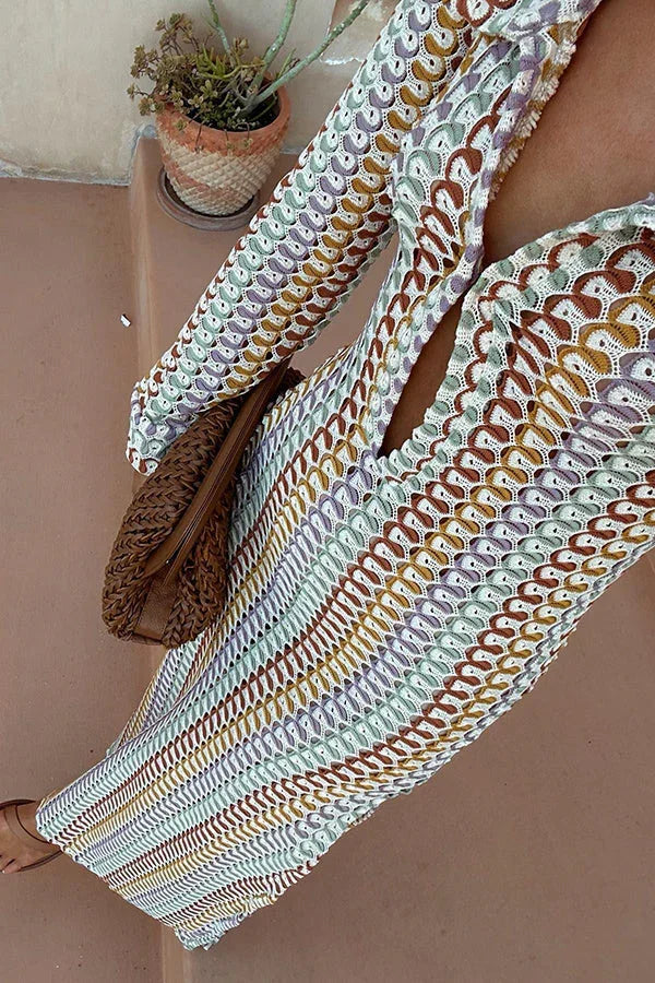 Vestido de Manga Longa Ondas - Priya