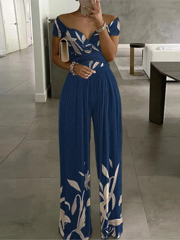 Macacão Cintura Alta Estampado Opulent - Priya