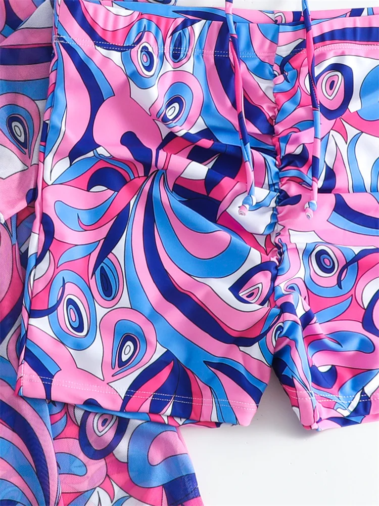 Biquíni Cintura Alta Estampado Sereia Tropical - Priya