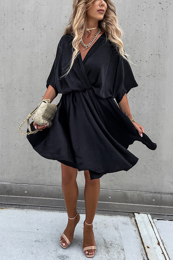 Vestido Laura – Satin com Manga Morcego - Priya