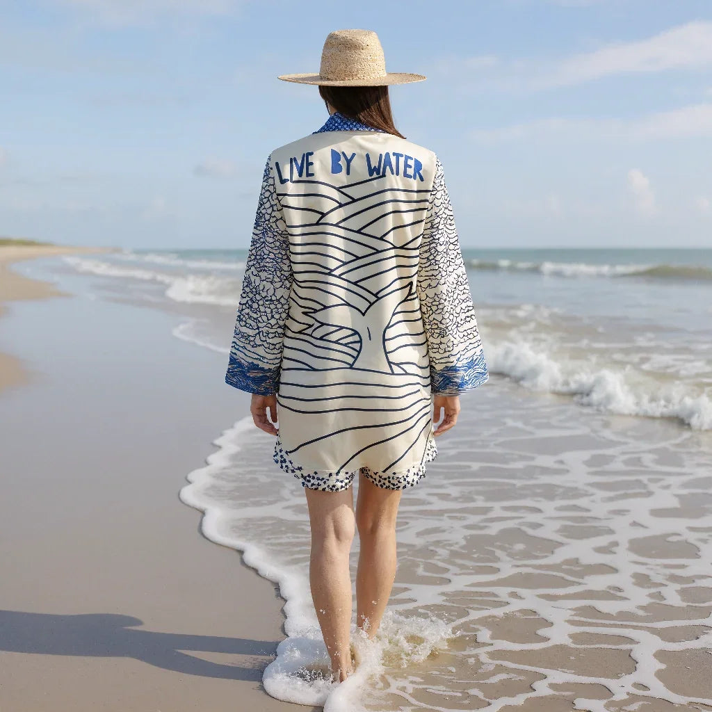 Conjunto de camisa e shorts By Water - Priya
