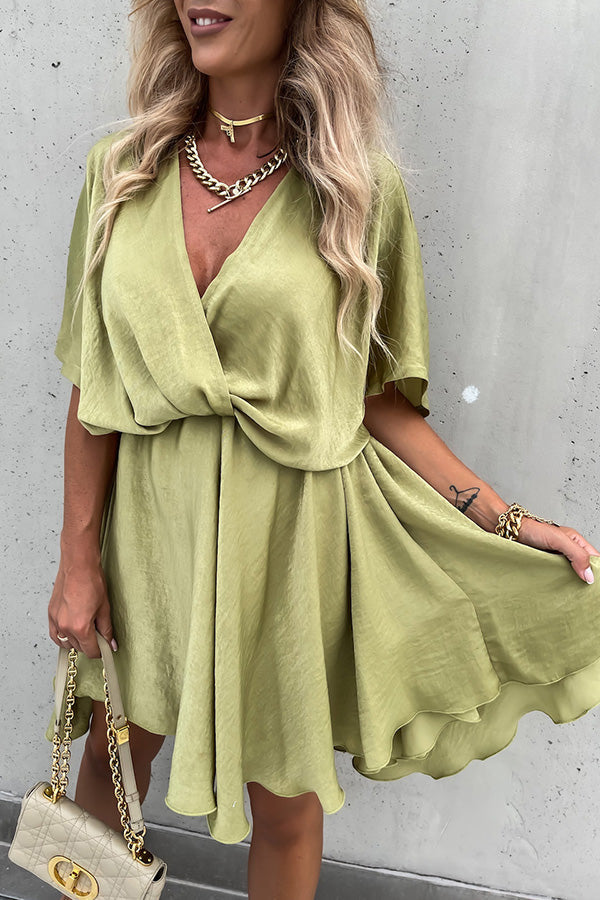 Vestido Laura – Satin com Manga Morcego - Priya