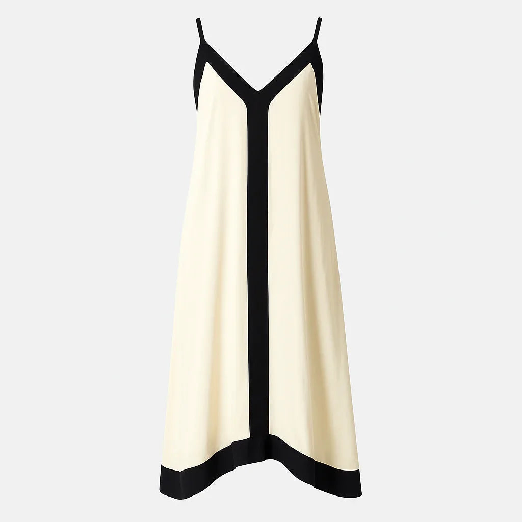 Vestido Longo Solto de Cetim - Priya