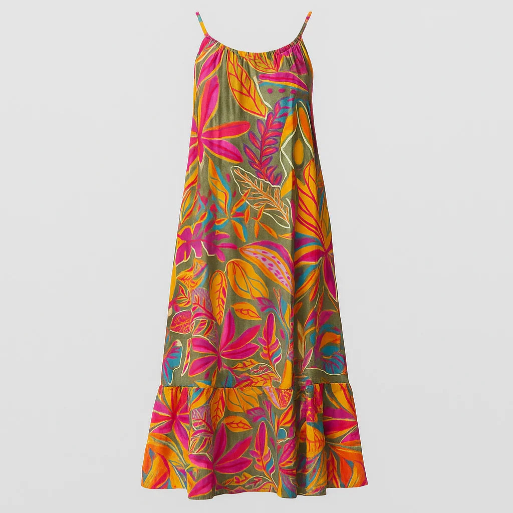 Vestido Longo Celeste - Priya