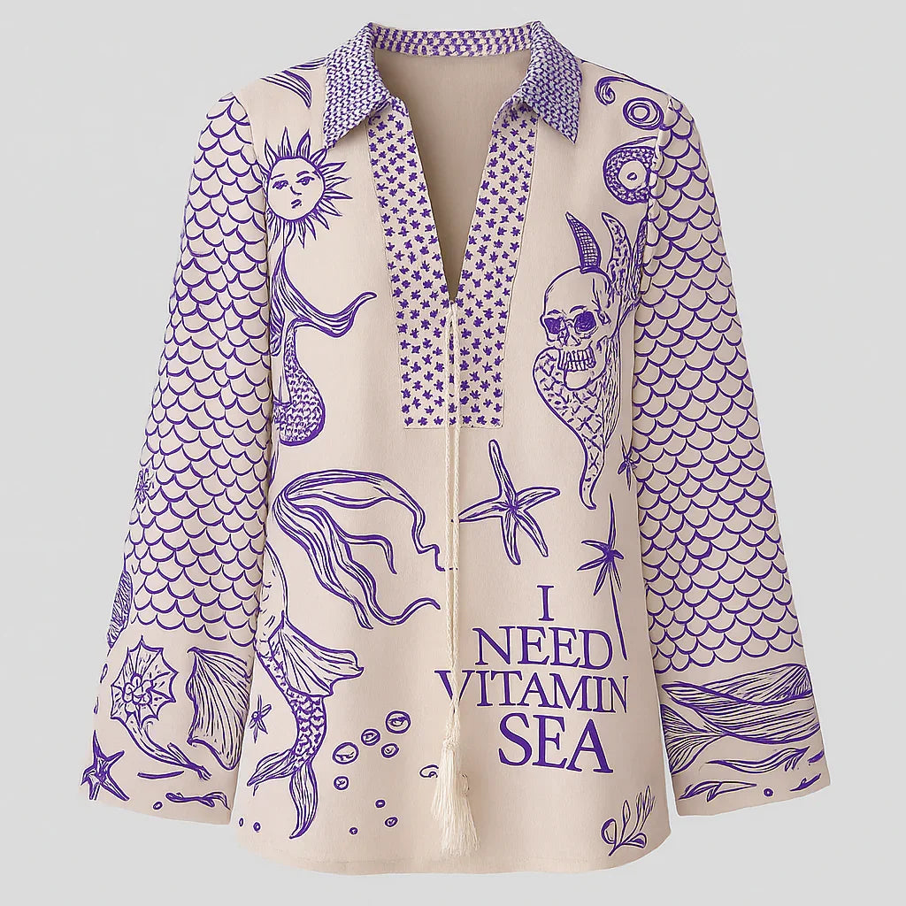 Conjunto de camisa e shorts By Water - Priya