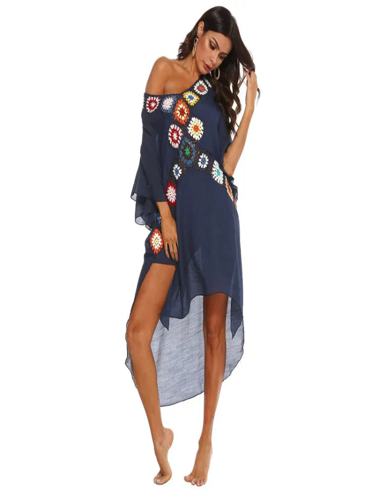 Saída de Praia Feminina Midi Floral - Priya