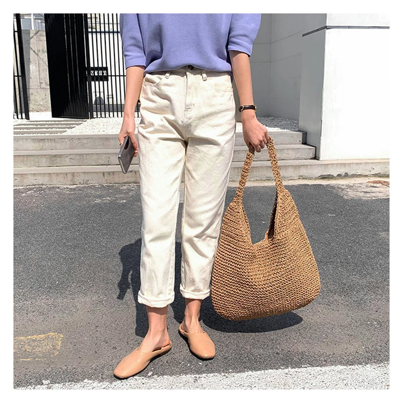 Bolsa Feminina de Vime Artesanal Ember - Priya
