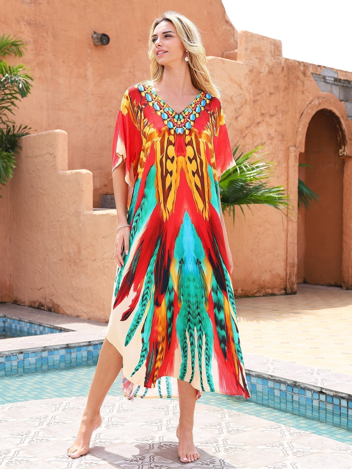 Kaftans Casual Tropical Island 2025- Original Priya™ - Priya