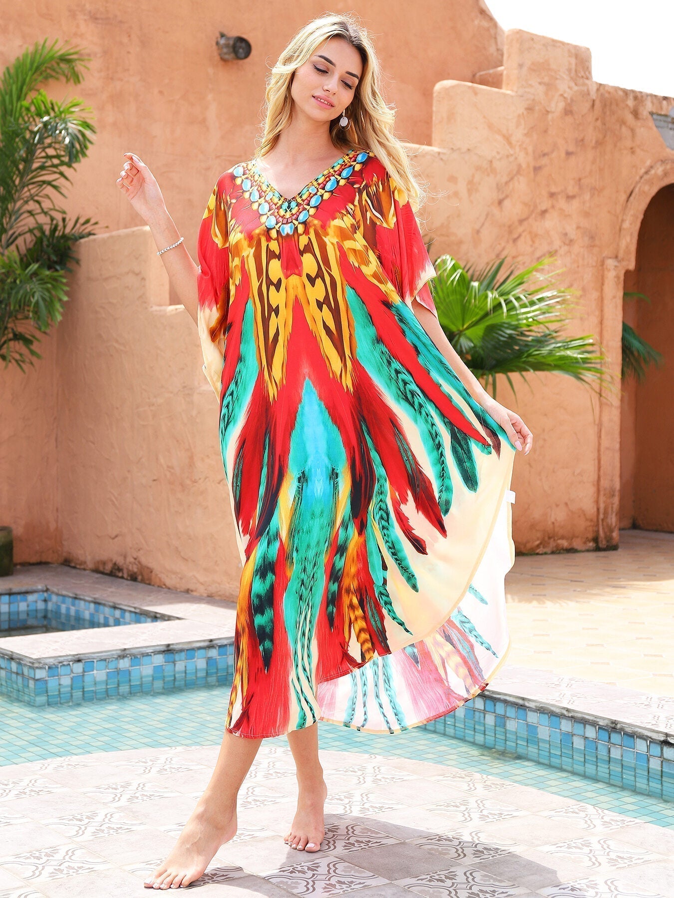 Kaftans Casual Tropical Island 2025- Original Priya™ - Priya