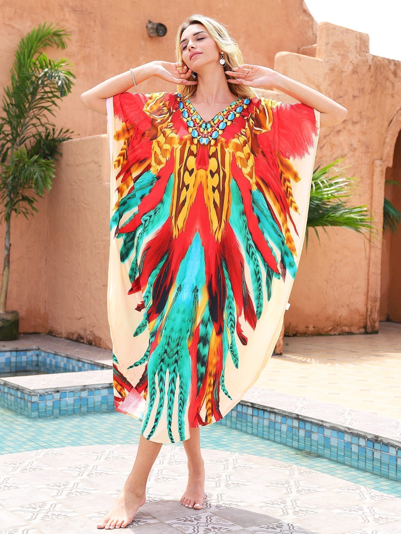 Kaftans Casual Tropical Island 2025- Original Priya™ - Priya