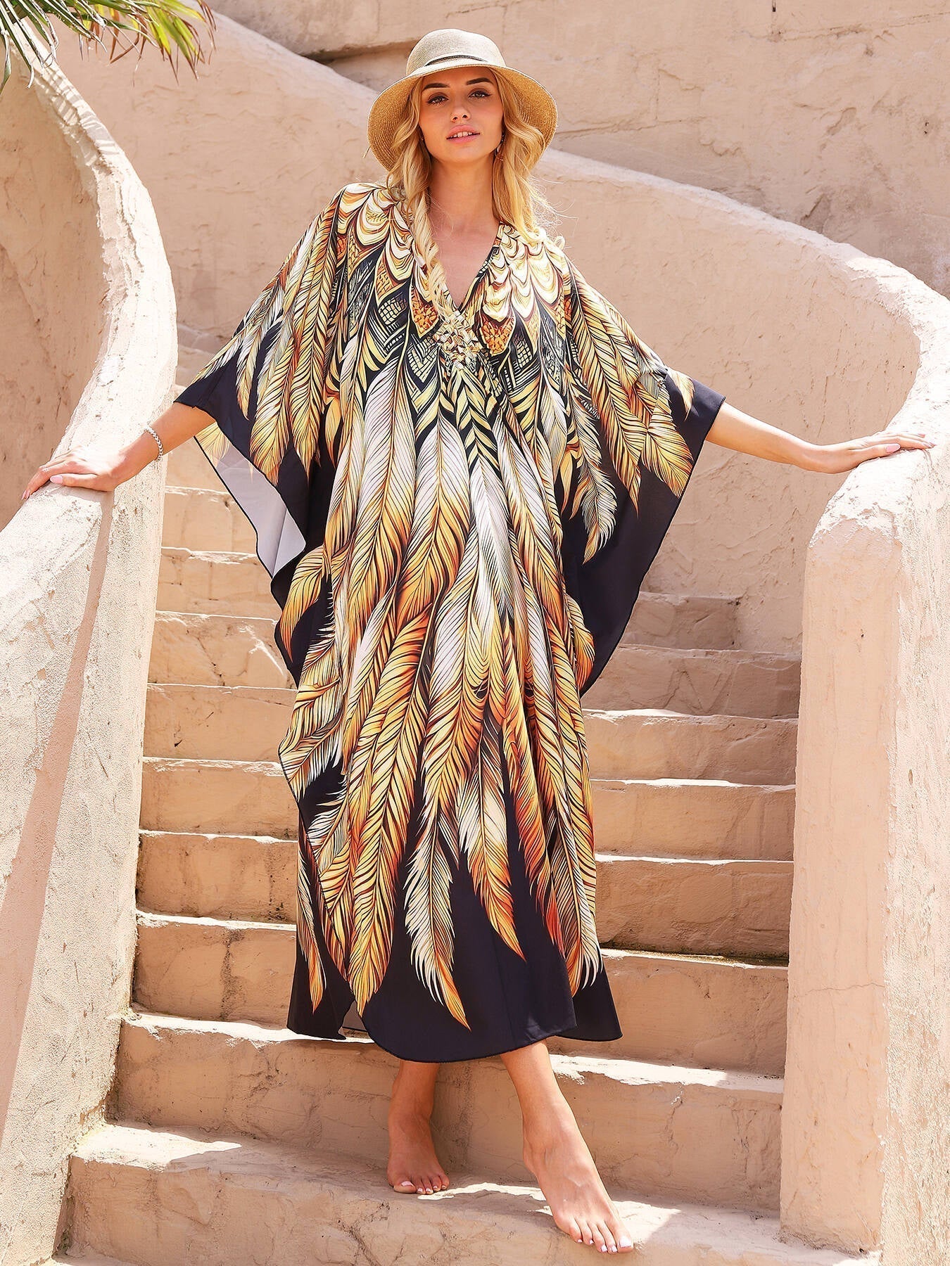 Kaftans Casual Tropical Island 2025- Original Priya™ - Priya