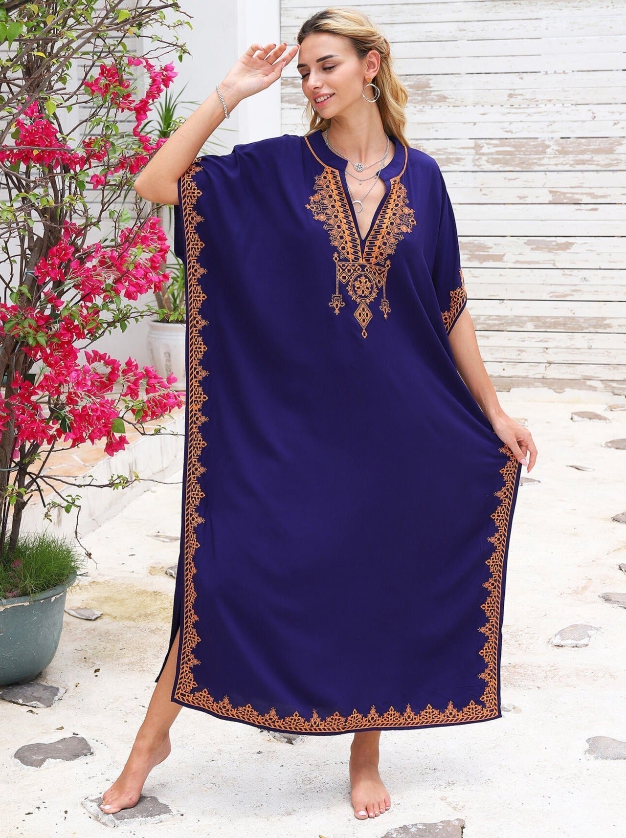 Kaftans Bordado Verão 2025 Royal- Original Priya™ - Priya