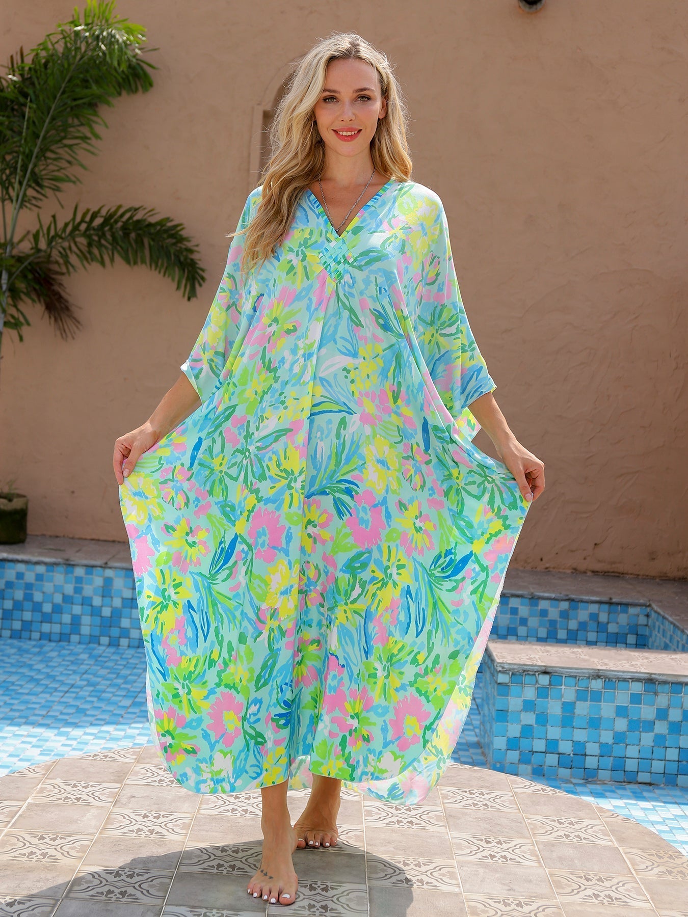 Kaftans Floral Verão 2025 - Original Priya™ - Priya