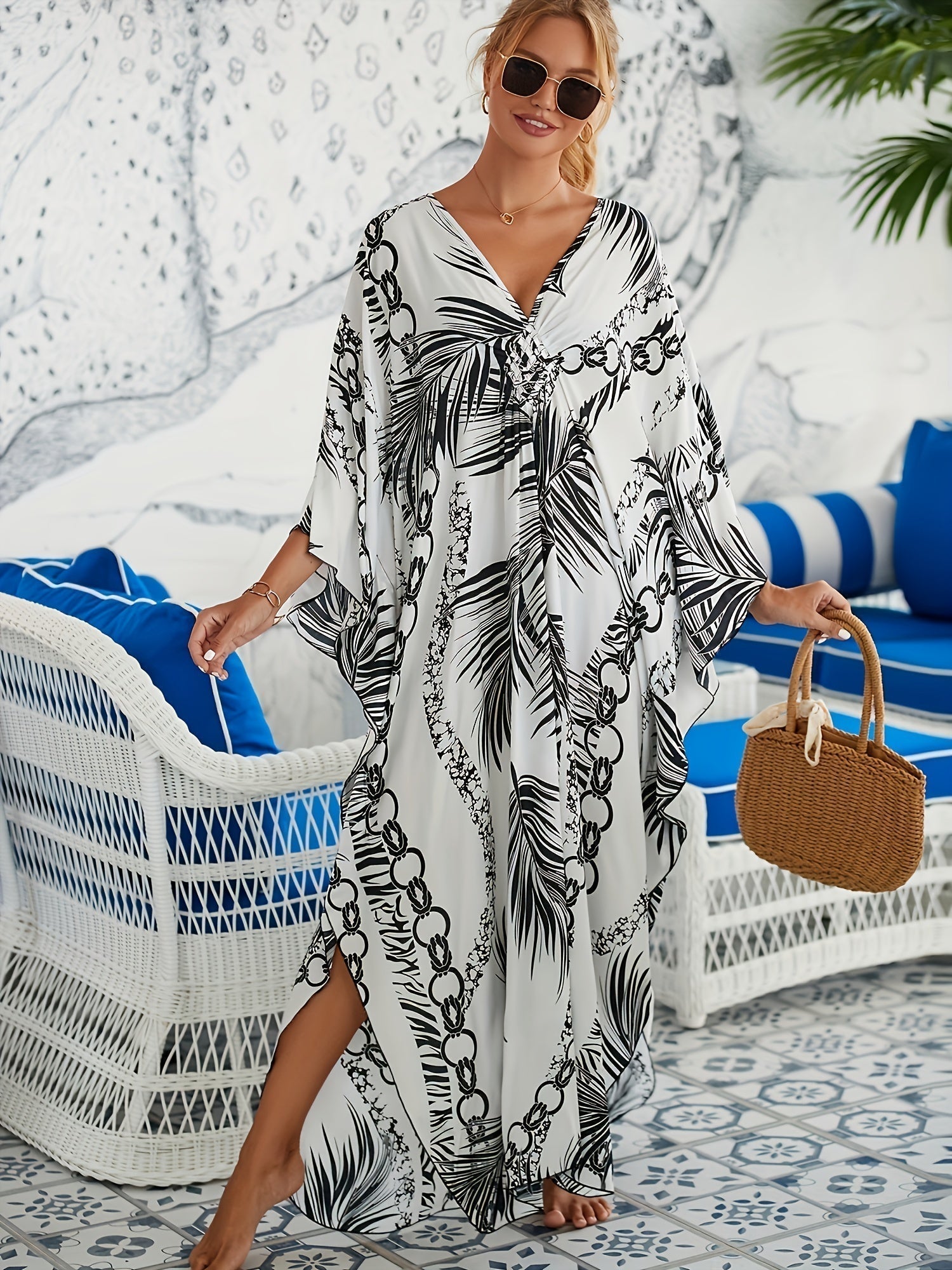 Kaftans Casual Tropical Resort 2025- Original Priya™ - Priya
