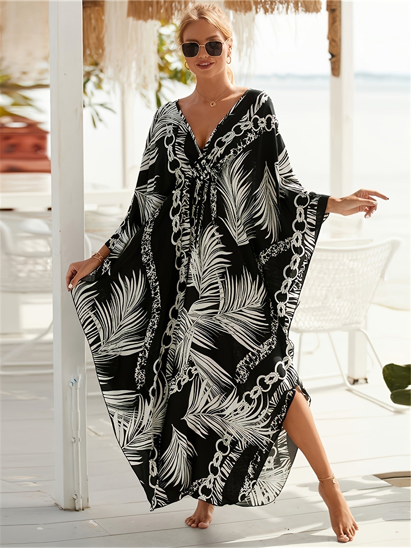 Kaftans Casual Tropical Resort 2025- Original Priya™ - Priya