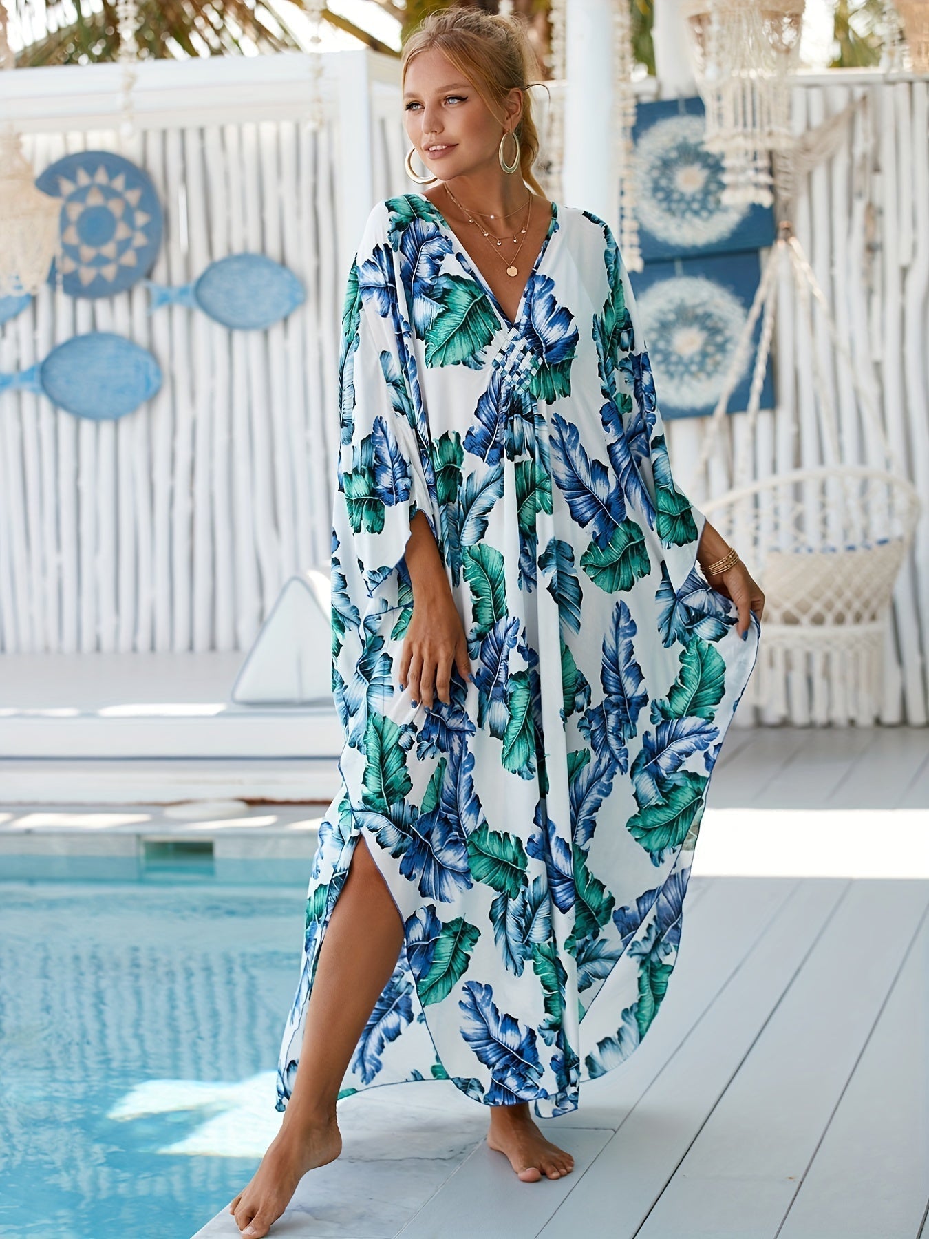 Kaftans Casual Tropical Resort 2025- Original Priya™ - Priya