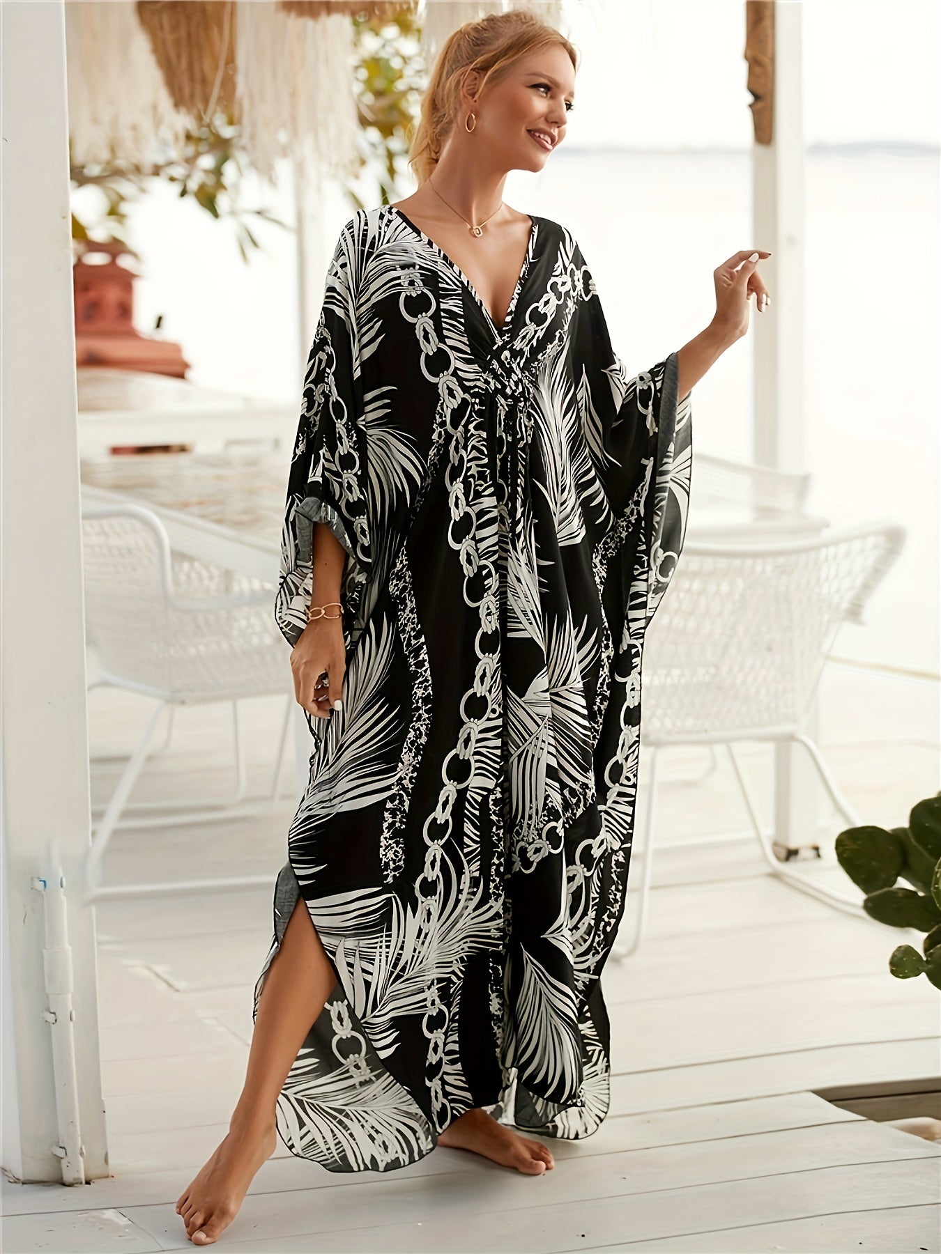 Kaftans Casual Tropical Resort 2025- Original Priya™ - Priya
