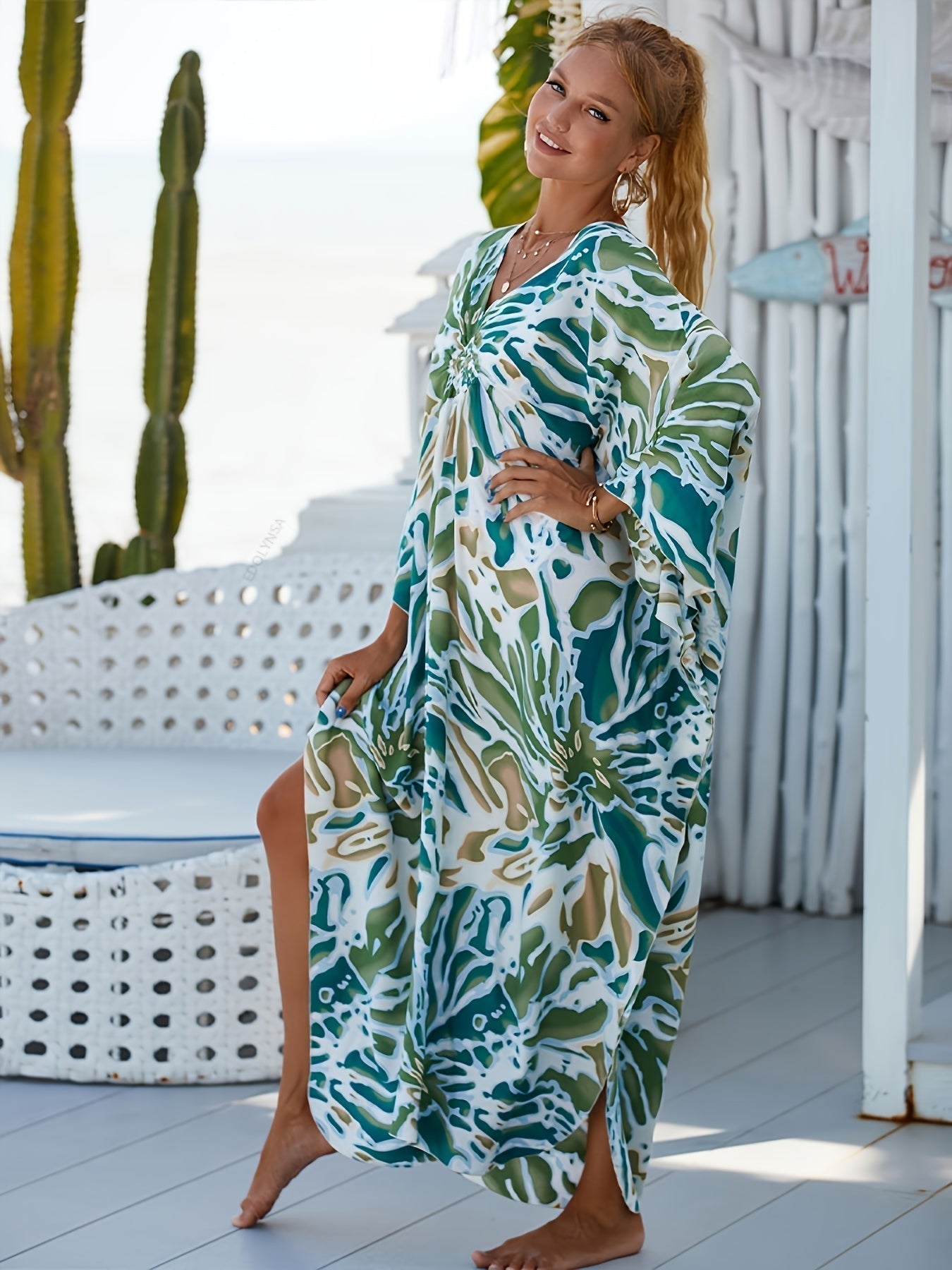 Kaftans Casual Tropical Resort 2025- Original Priya™ - Priya