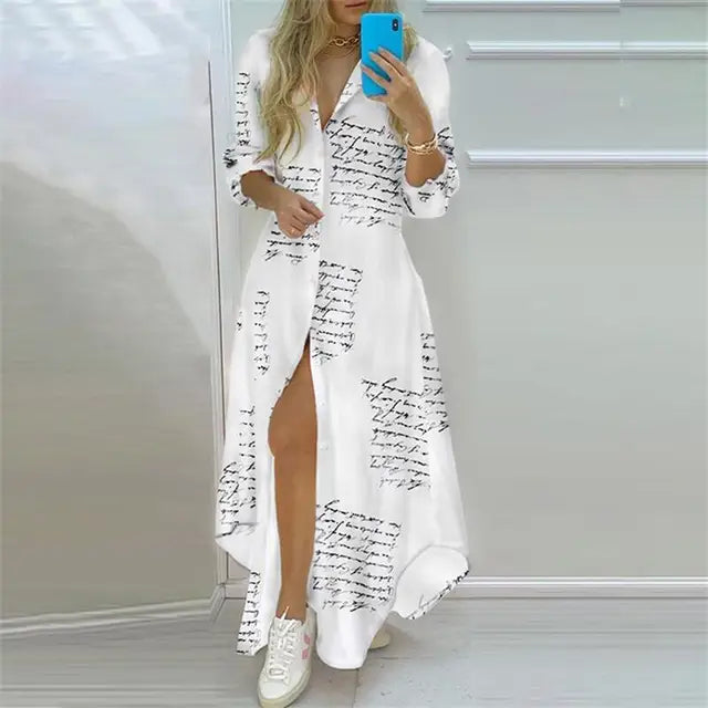 Vestido Longo Estampado Whisper - Priya