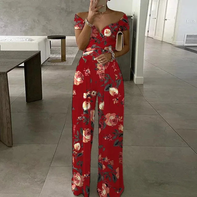 Macacão Cintura Alta Estampado Opulent - Priya