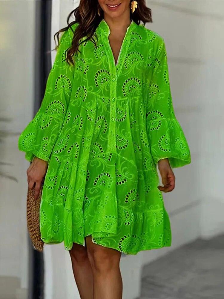 Vestido Bordado Maeva - Priya