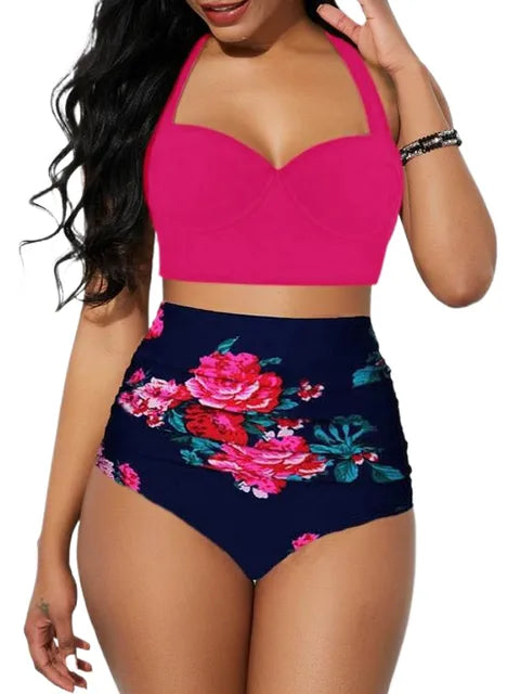 Biquíni Push Up Cintura Alta Lua de Verão - Priya