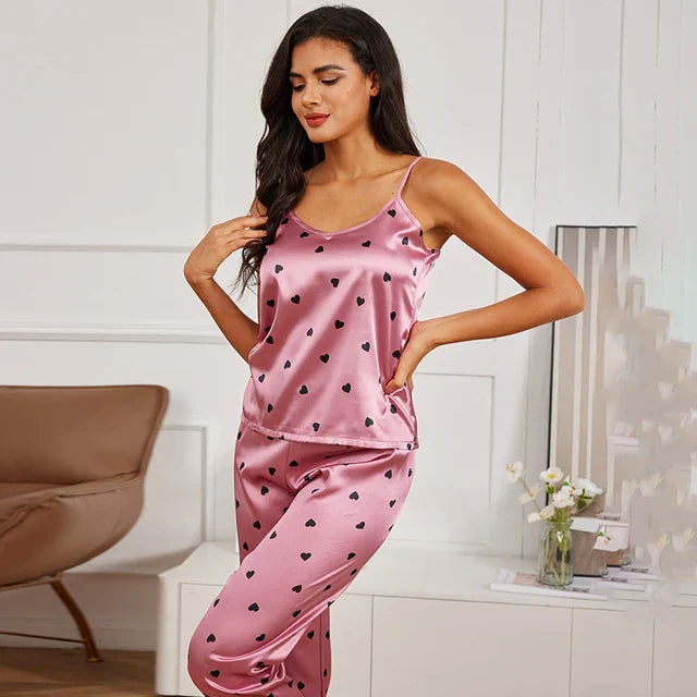 Conjunto Pijama de Seda Glamour - Priya