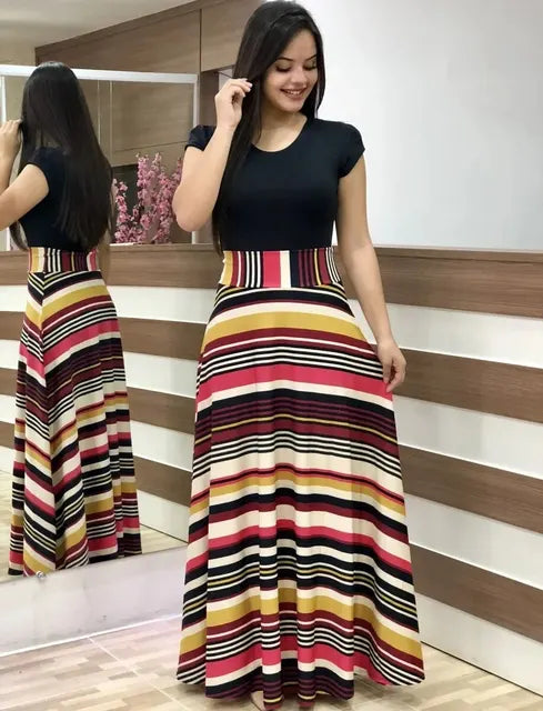Vestido Longo Estampado Mystique - Priya
