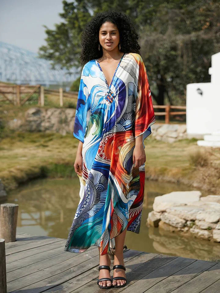 Kaftans Floral Oásis Verão 2025 - Original Priya™ - Priya
