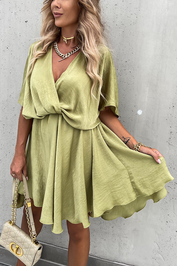 Vestido Laura – Satin com Manga Morcego - Priya