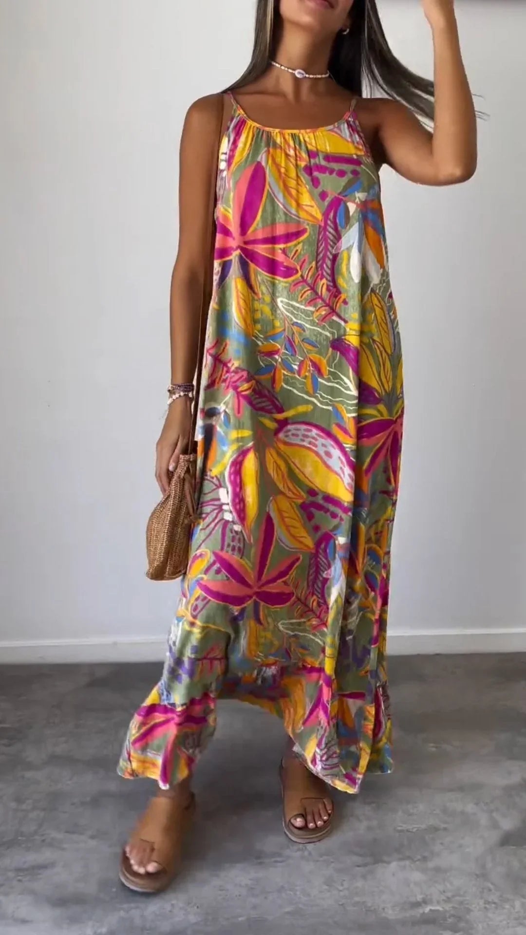 Vestido Longo Celeste - Priya