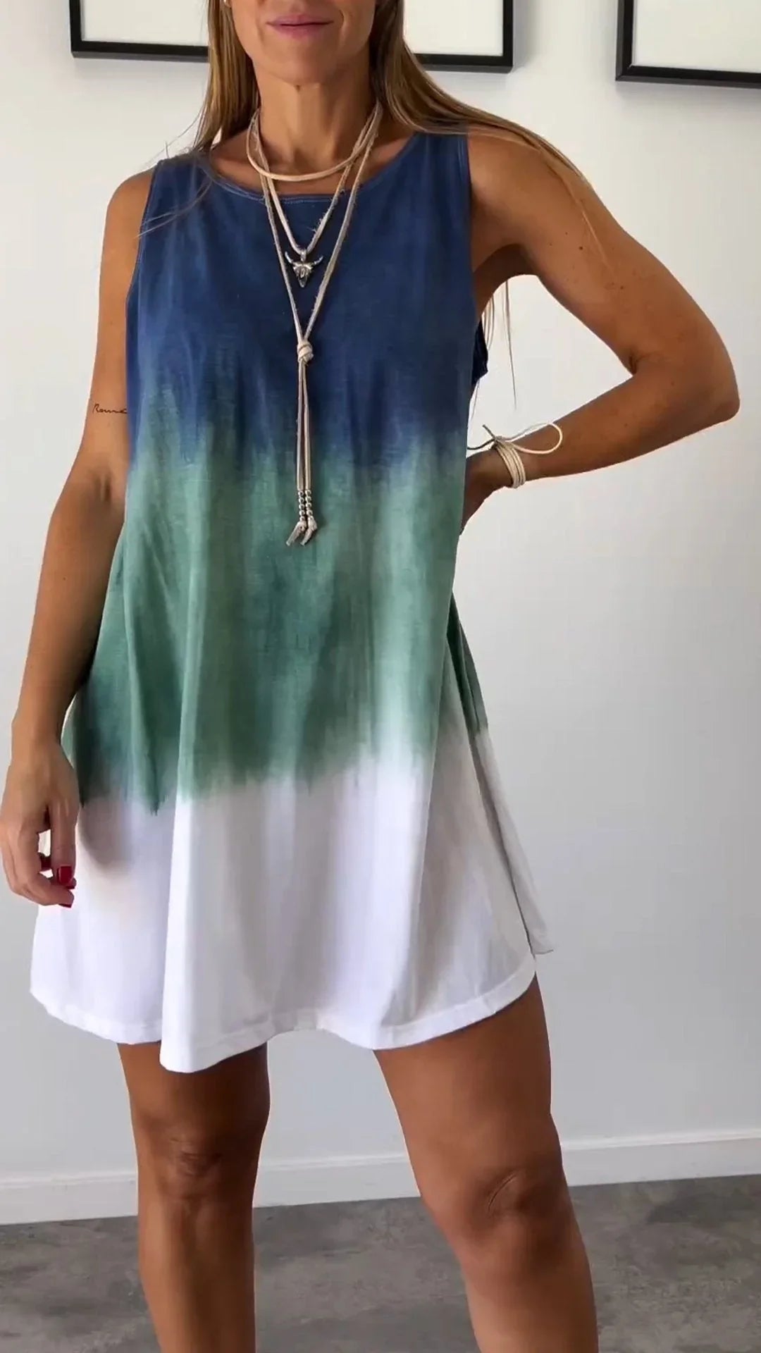 Vestido Tie-Dye Verão *Original Priya™ - Priya