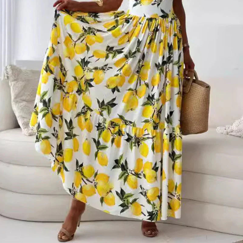 Vestido longo fluido com alças finas Verão 2025 - Priya